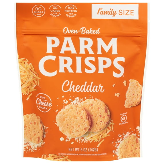 Parm Crisps Cheddar Parmesan Crisps 5 oz (Pack of 12)