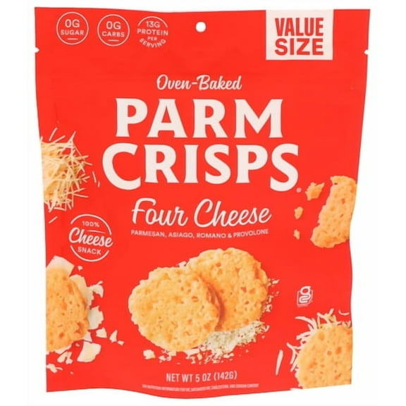 Parm Crisps Four Cheese 5 oz (Pack of 12)