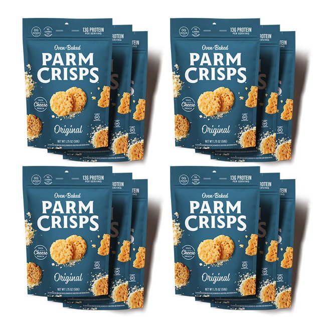 ParmCrisps Original Cheese TMA3 Parm Crisps, Made Simply with REAL