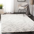 thumbnail image 1 of Parma Ainslee Aztec Shag Area Rug by Chateau Lyon, Cream/Grey, 5'3" x 7'6", 1 of 9