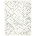 thumbnail image 1 of Parma Ainslee Aztec Shag Area Rug by Chateau Lyon, Cream/Grey, 8' x 10', 1 of 10