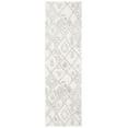 thumbnail image 1 of Parma Ainslee Aztec Shag Area Rug by Chateau Lyon Runner Rug, Cream/Grey, 2'3" x 11', 1 of 7