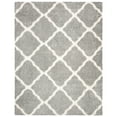 thumbnail image 1 of Parma Lyssa Geometric Shag Area Rug by Chateau Lyon, Grey/Cream, 8' x 10', 1 of 9