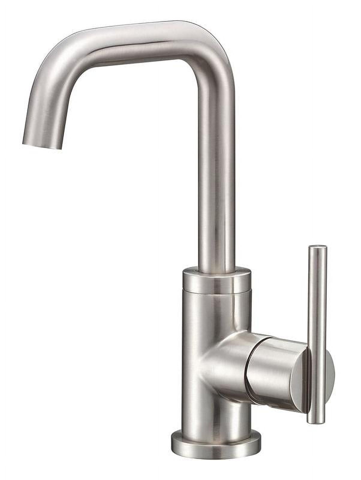 Parma Chrome Single Handle Bathroom Faucet with Drain Assembly