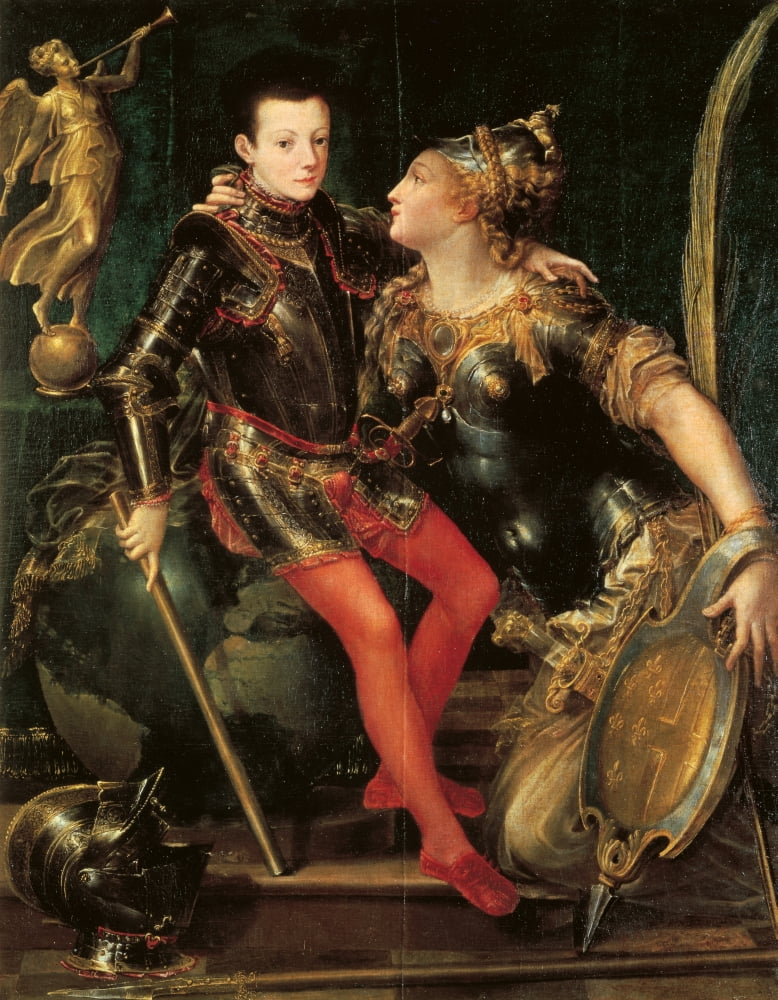 Parma Welcoming Alessandro Farnese Canvas Art - (18 x 24)