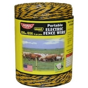 Parmak Baygard 121 Heavy Duty Polywire for Portable Electric Fence, 656-ft Roll, Yellow/Black