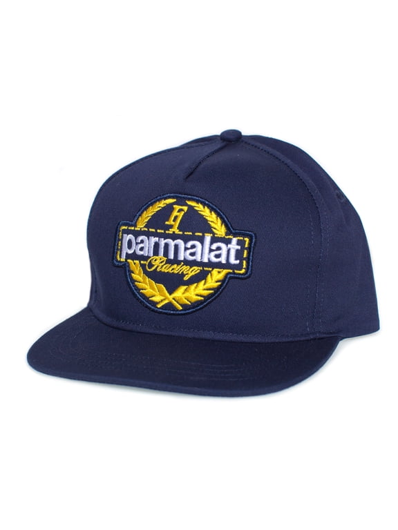 Parmalat Hat Racing Car Team Embroidered Cap Flat Navy