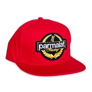 Parmalat Hat Racing Car Team Embroidered Cap Flat Red