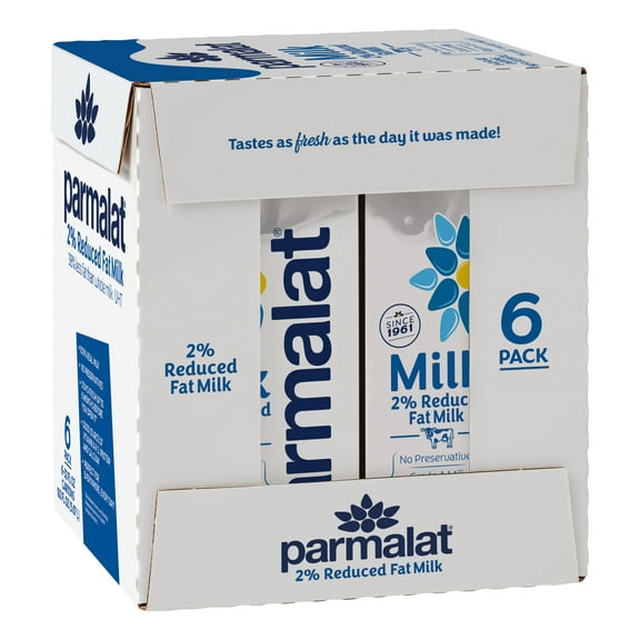 Parmalat UHT 2% Reduced Fat Milk, 32 fl oz, 6 Ct