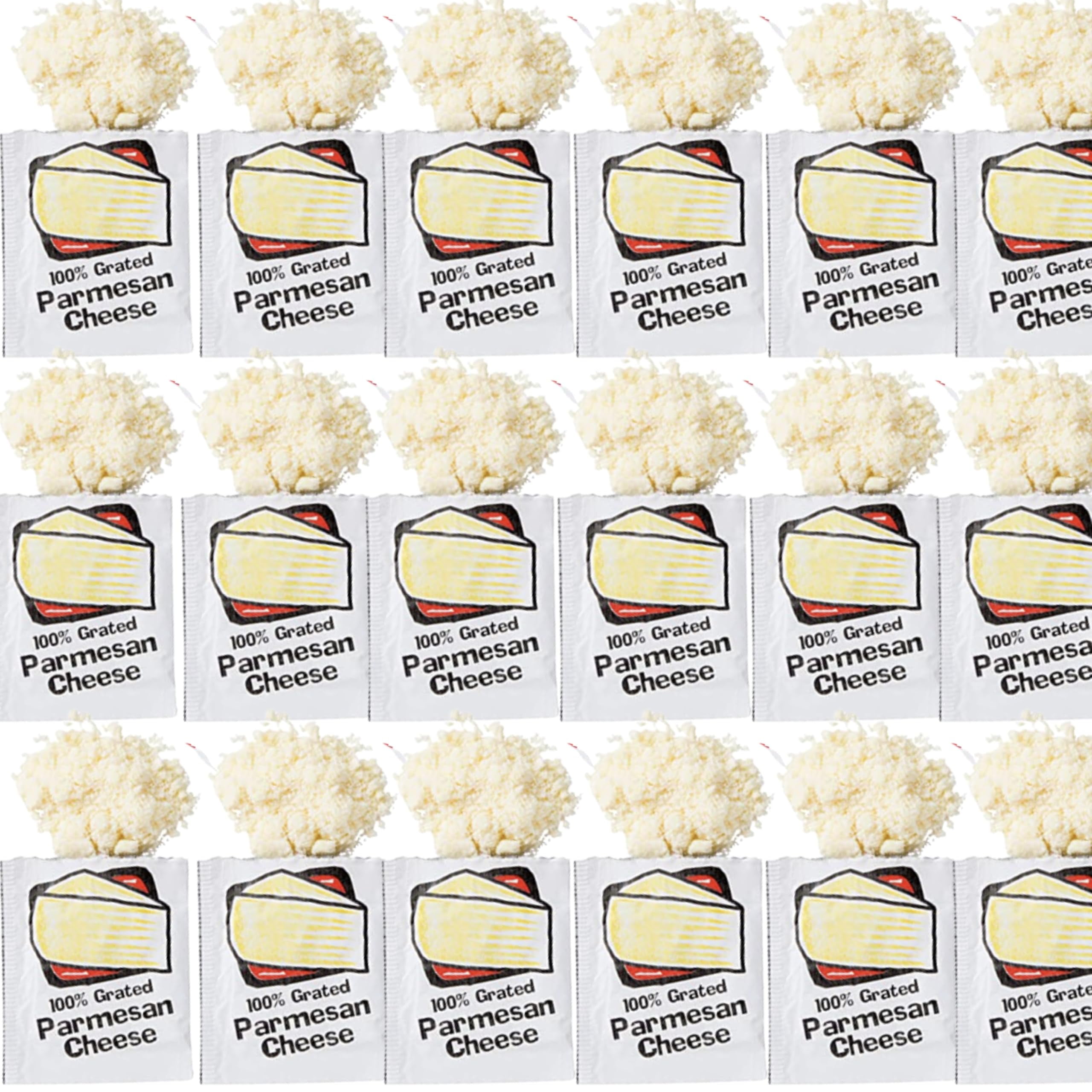 Parmesan Cheese Packets - OKA450 Count Single Serve 3.5g | Parmesan Cheese for Pizza, Pasta, Salads, Lunch, Takeout & Food Service | Individually Wrapped, Shelf-Stable, No Refrigeration Needed
