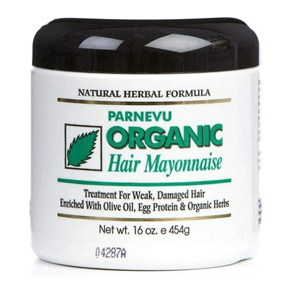 Parnevu Organic Hair Mayonnaise Treatment for Damaged Hair, 16 Oz, 3 Pack