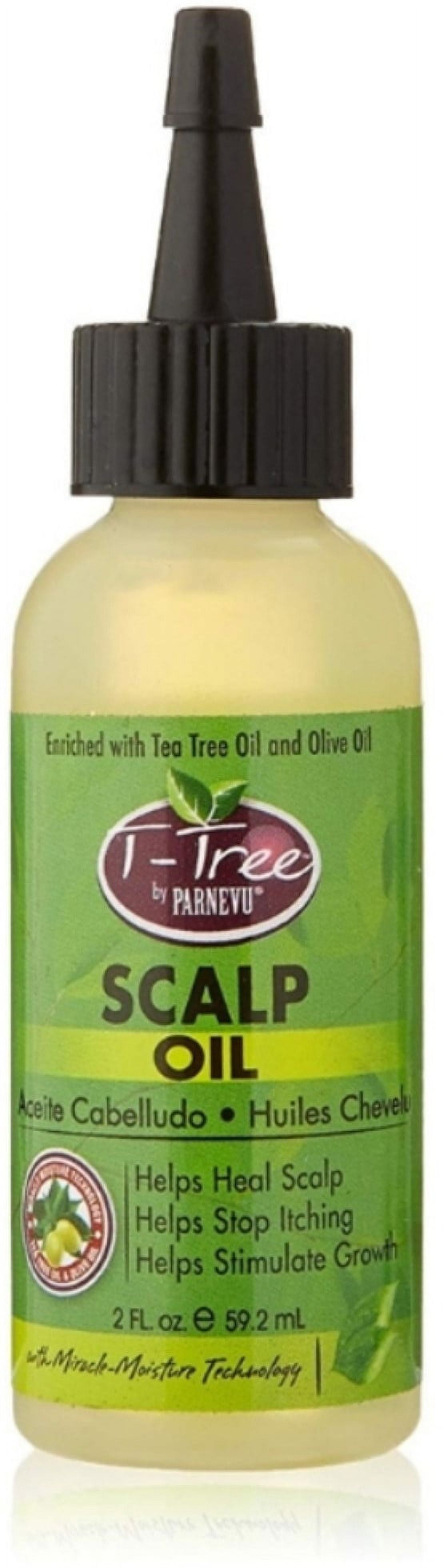 Parnevu T-Tree Scalp Oil, 2 oz (Pack of 4)