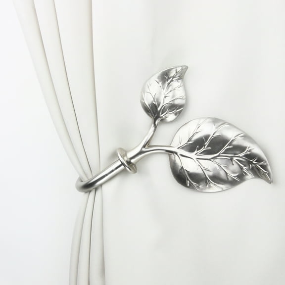 Parnika Decorative Holdback Pair - Satin Nickel,(4833-035)