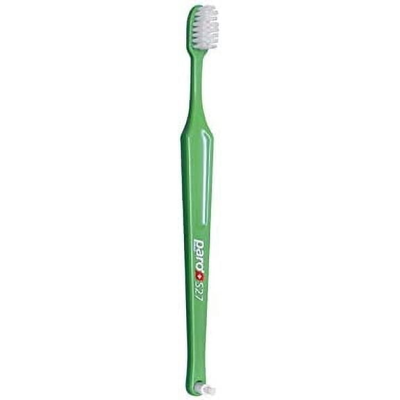 Paro S27 Toothbrush | Small Brush Head With Soft Bristles and Short Handle with Exchangeable Inter Space F | 27 Tufts