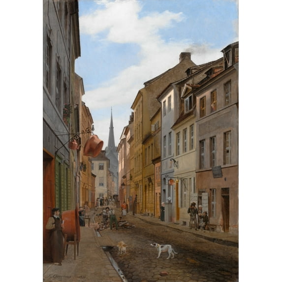 Parochialstrasse In Berlin Fine Art (18 x 24)