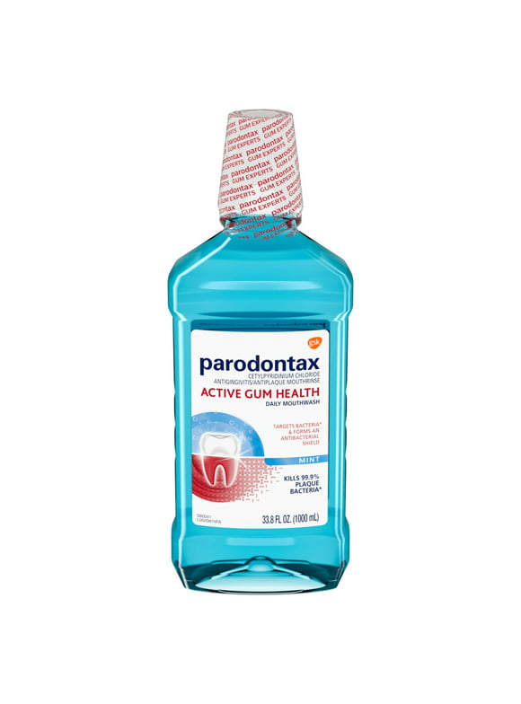 Parodontax Active Gum Health Mouthwash, Gum Mouthwash, Mint, 33.8 Fl Oz