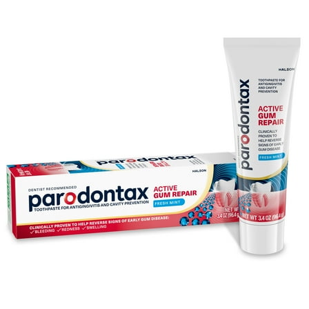Parodontax Active Gum Repair Daily Fluoride Toothpaste, Fresh Mint, 3.4 oz