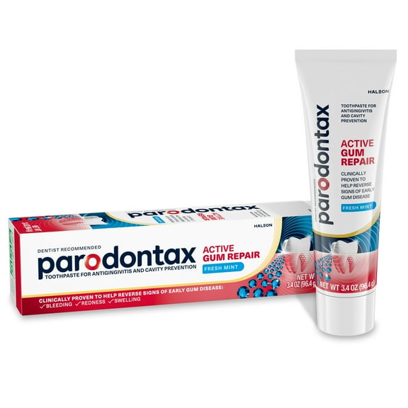 Parodontax Active Gum Repair Daily Fluoride Toothpaste, Fresh Mint, 3.4 oz