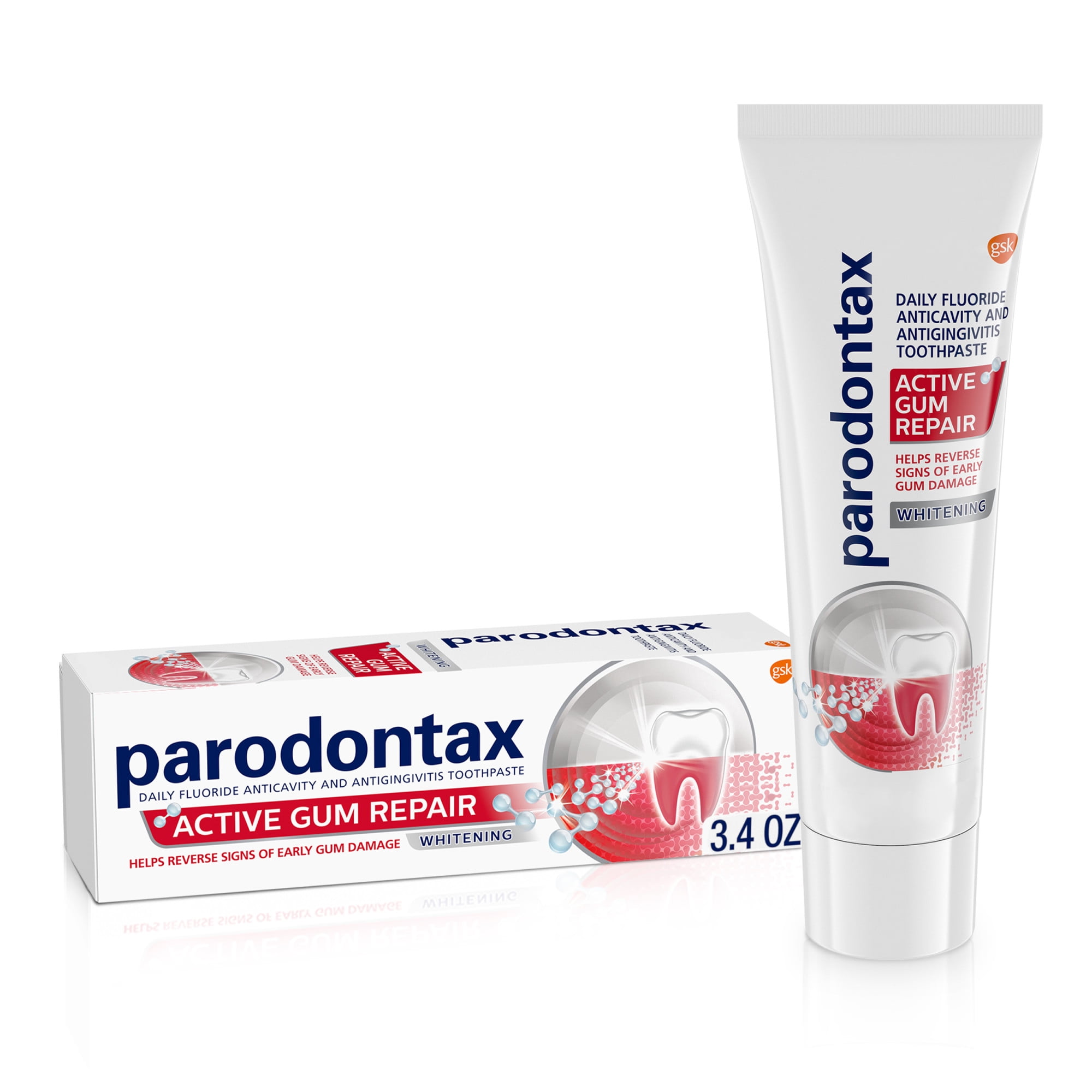 Parodontax Active Gum Repair Whitening Toothpaste Mint Flavor, 3.4 oz