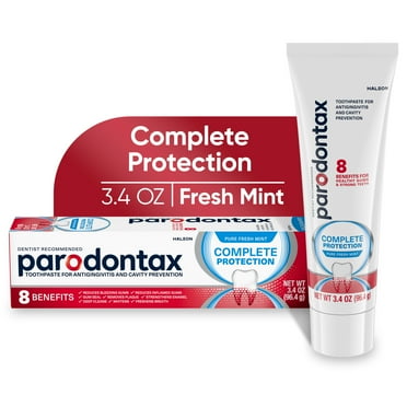 Parodontax Complete Protection Gingivitis Toothpaste, Pure Fresh Mint, 3.4 Oz