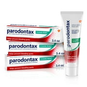 Parodontax Gingivitis Toothpaste for Bleeding Gums, Clean Mint, 3.4 oz, 3 Pack