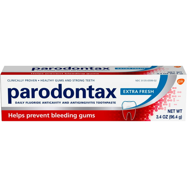 Parodontax Gingivitis Toothpaste for Bleeding Gums, Extra Fresh, 3.4 oz