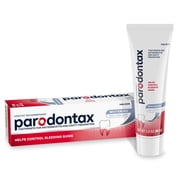 Parodontax Teeth Whitening Fluoride Toothpaste for Bleeding Gums, Unflavored, 3.4 Oz, for Adults