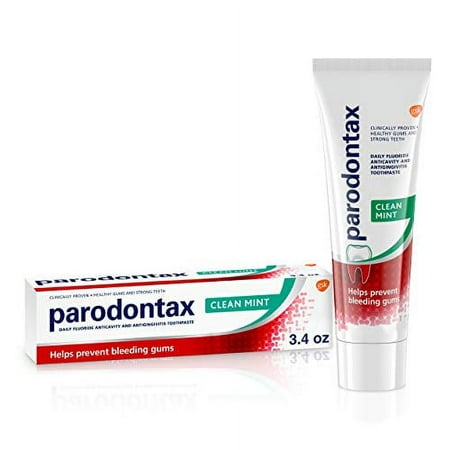 product image of Parodontax Toothpaste for Bleeding Gums, Gingivitis Treatment and Cavity Prevention, Clean Mint - 3.4 Ounces