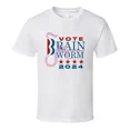 thumbnail image 1 of Parody Campaign Statement Humor Brain Worm Vote Theme Unisex T-Shirt, up to size 5XL, 1 of 2