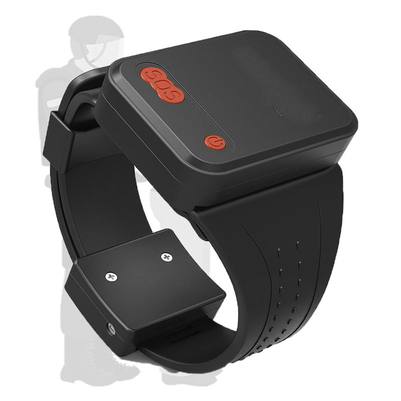 Parole GPS Tracker Watch 4G Criminal GPS Tracker Watch with Temperature