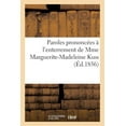 thumbnail image 1 of Paroles Prononcées À l'Enterrement de Mme Marguerite-Madeleine Kuss (Paperback), 1 of 1