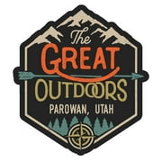 Parowan Utah Souvenir Decorative Stickers (Choose theme and size)