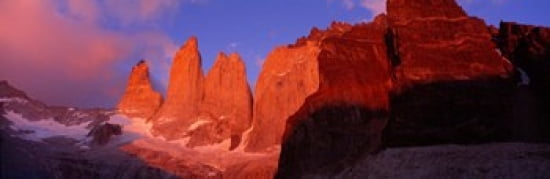 Parque National Torres del Paine Patagonia Chile Canvas Art - Panoramic Images (36 x 12)