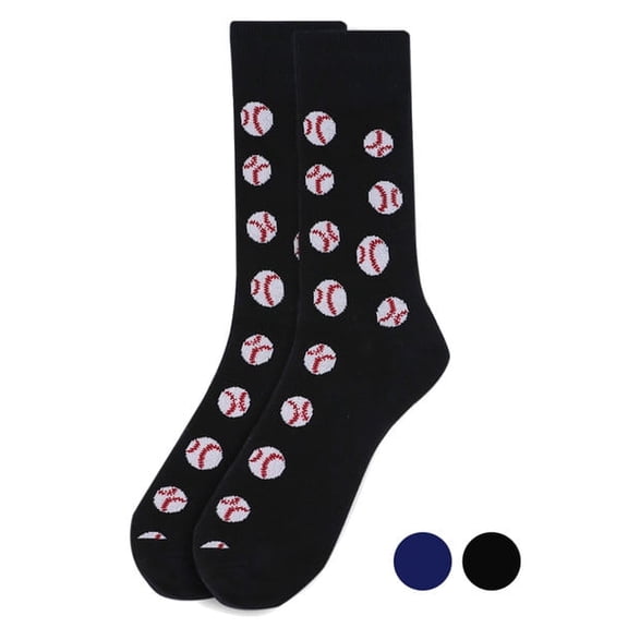 Parquet Men's Baseball Socks - Black