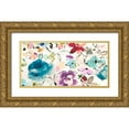thumbnail image 1 of Parr, Kelly 14x9 Gold Ornate Wood Framed with Double Matting Museum Art Print Titled - Floral Galore, 1 of 4