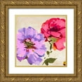 thumbnail image 1 of Parr, Kelly 15x15 Gold Ornate Wood Framed with Double Matting Museum Art Print Titled - Colorful Jewels I, 1 of 4