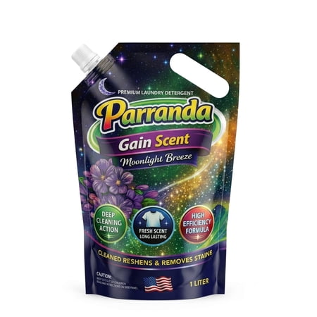 Parranda Liquid Laundry Detergent, Original, 34 FL OZ, 25 Loads, HE Compatible
