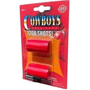 Parris #912B-50 Toy Roll Pistol Caps, 1200 Shots, Red