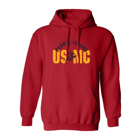 Parris Island USMC Adult Hooded Sweatshirt