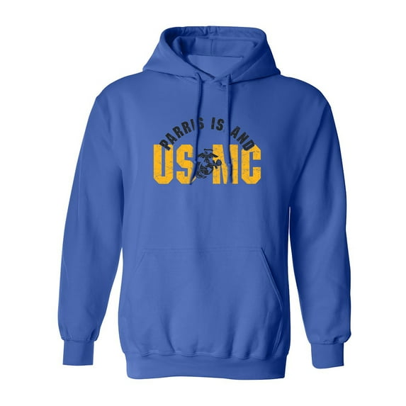 Parris Island USMC Adult Hooded Sweatshirt