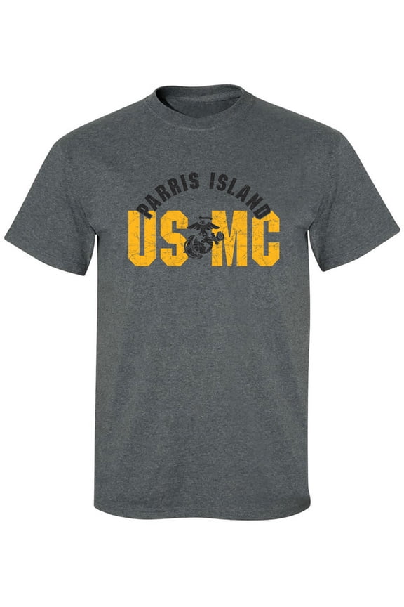 Parris Island USMC Adult Short Sleeve T-shirt