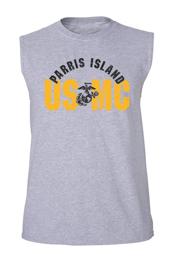 Parris Island USMC Adult Sleeveless Tee