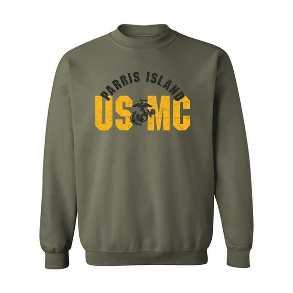 Parris Island USMC Crewneck Sweatshirt