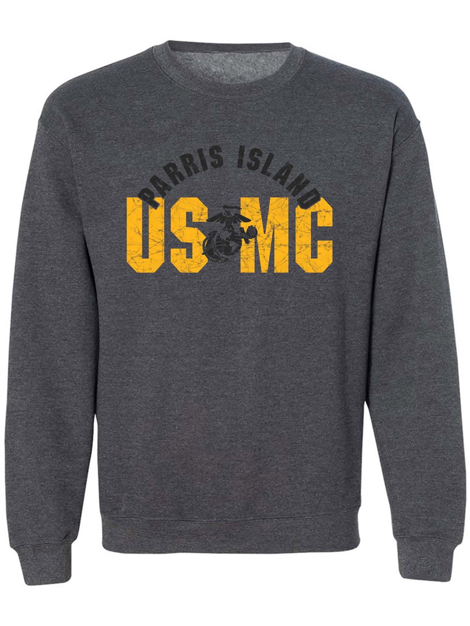 Zerogravitee Parris Island USMC Hoodie – Officially Licensed Marine Corps Sweatshirt For Adults