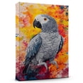 thumbnail image 1 of Parrot African Grey Canvas Wall Art Animal Decor, Parrot African Grey Canvas Prints Wild Animal Artwork for Living Room Bedroom Office 190HD802, 1 of 4