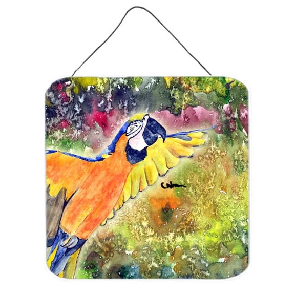 Parrot Aluminium Metal Wall Or Door Hanging Prints
