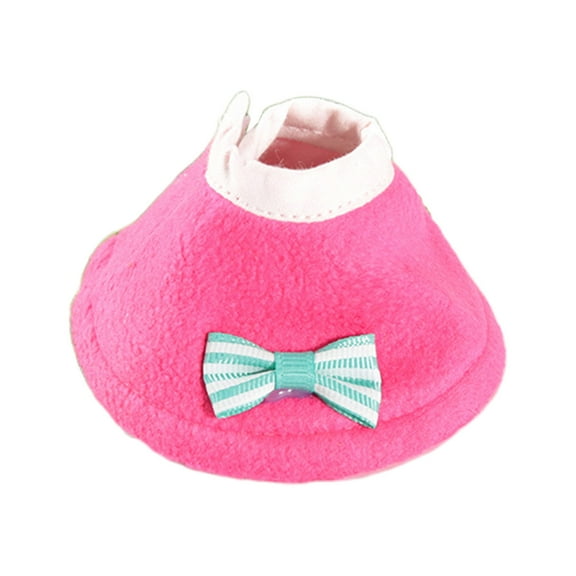 Parrot Elizabethan Collar for Plucking Wound Healing Protective Recovery Cones Soft Fleece for Small Bird