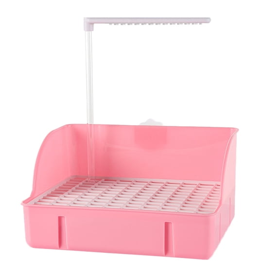 Parrot Bath Tub Automatic Circulating Bird Bathing Tool - Pink Color, Easy To Clean Design With Removable Tray - For Small Parrots, Budgies, Cockatiels, Lovebirds, Canaries,