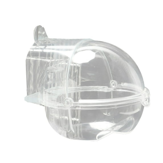 Parrot Bathtub For Cage Parrot Bath Tub Parrot Shower Box Pet Bird Bath Tub Screw On Transparent Bathing Tub