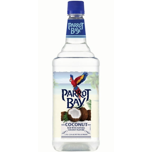 Parrot Bay Coconut Rum, 1.75l Plastic Bottle 42 Proof